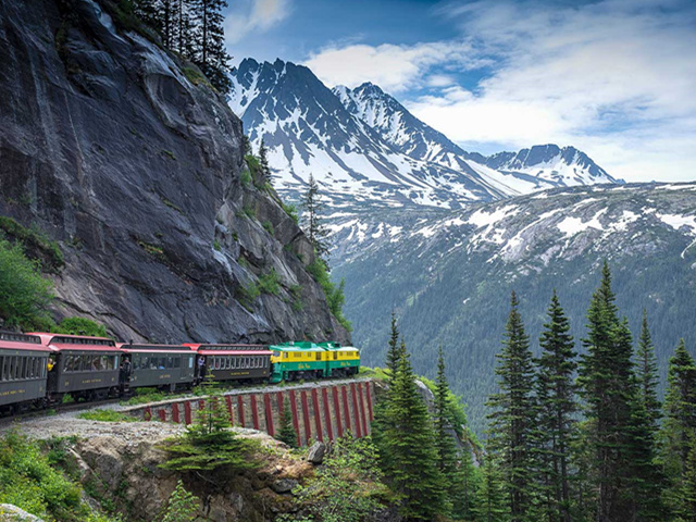 Amtrak观景火车』伯尼瀑布、旧金山、红木国家公园、火山口湖国家公园