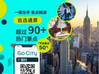 纽约出发景点门票、Go City 通票1日游：NY-T-947